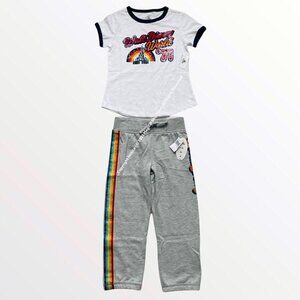Disney Parks - Youth Small - Retro Walt Disney World - Girls Top & Joggers Set